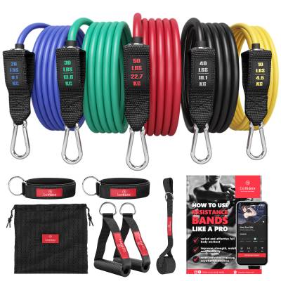 image 1:  Fitness Resistance Bands Set